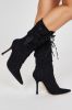 Casually Chic Booties - Black sold by Fashion Nova