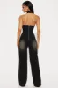 Demie Denim Jumpsuit - Black sold by Fashion Nova