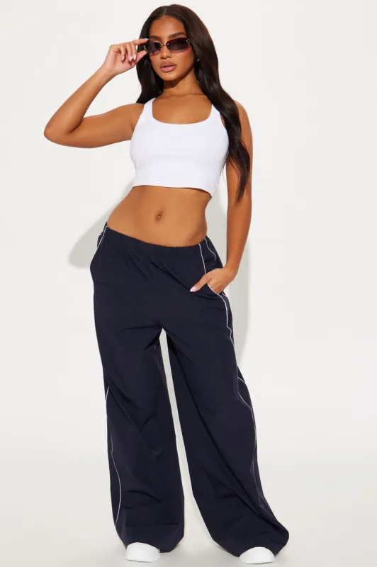 All My Blessings Track Pant - Navy sold by Fashion Nova