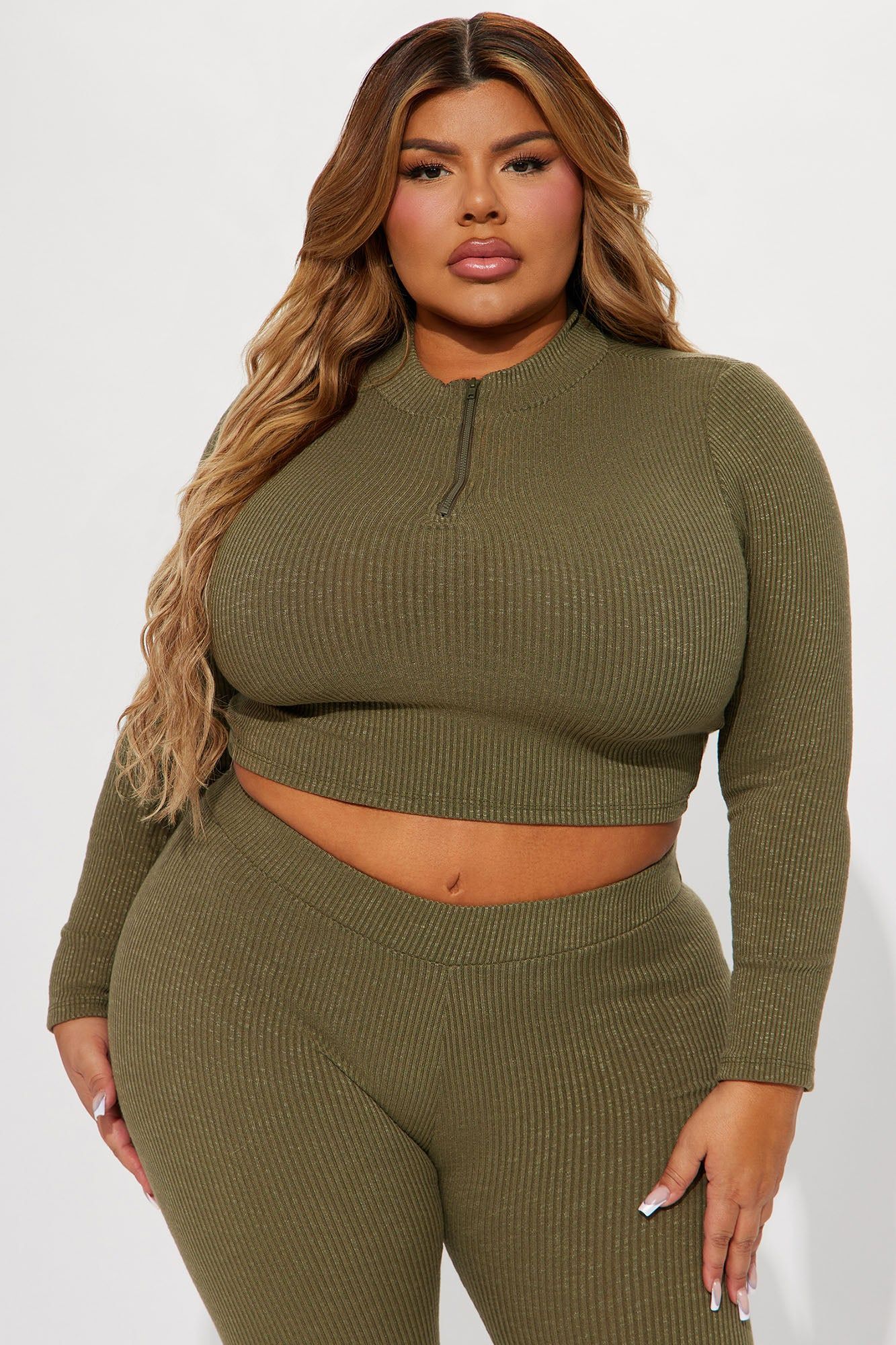 Wanderlust Dreams Legging Set - Olive sold by Fashion Nova product image thumbnail 5