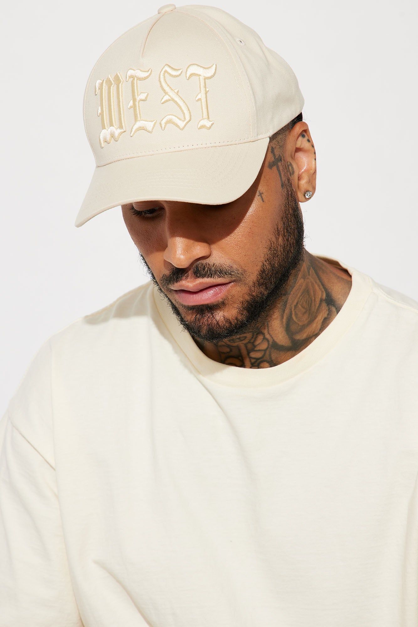 West Side Snapback Hat - Stone sold by Fashion Nova