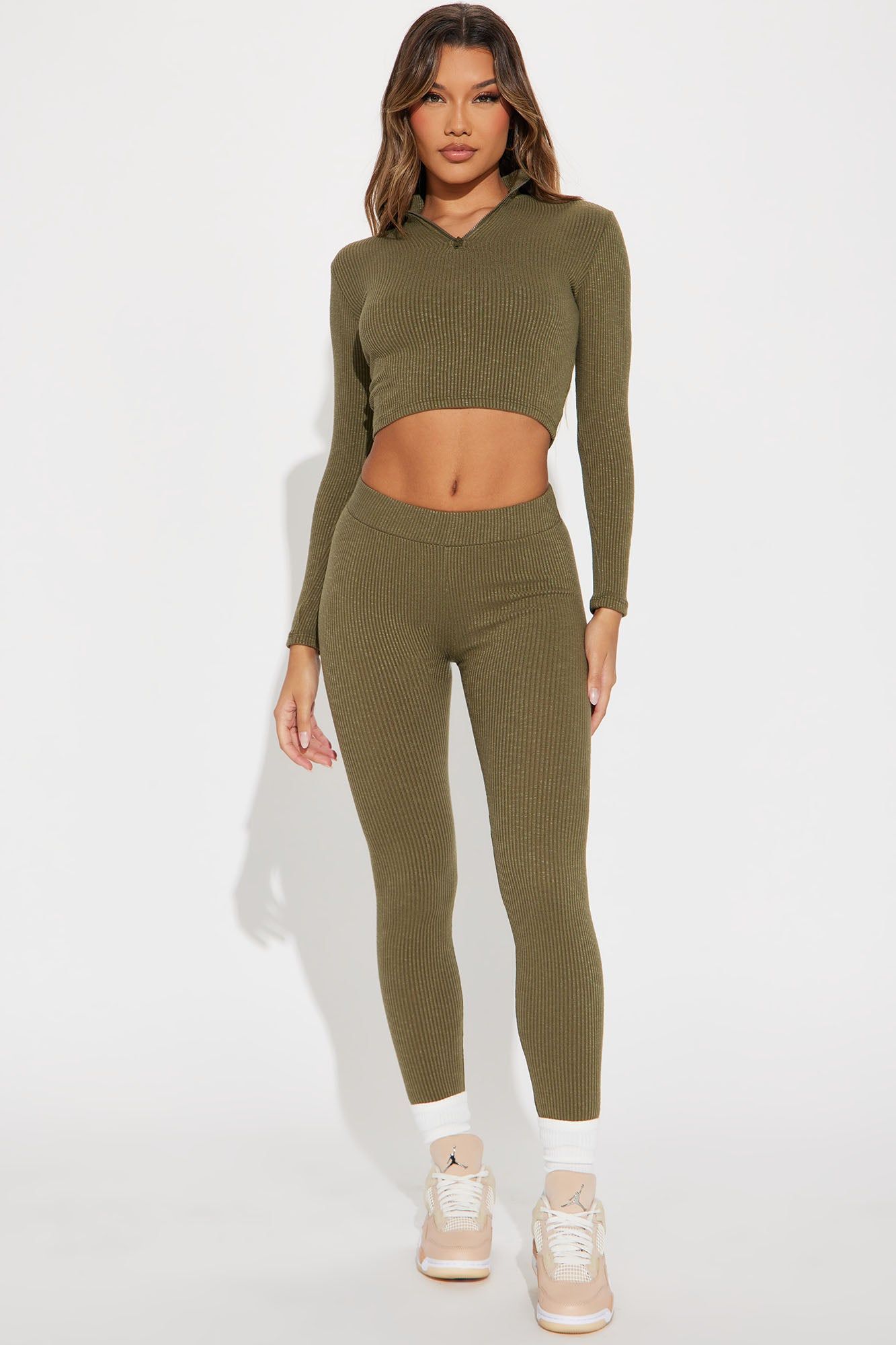 Wanderlust Dreams Legging Set - Olive sold by Fashion Nova