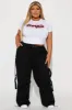 Don't Mess Around Cargo Pant - Black sold by Fashion Nova