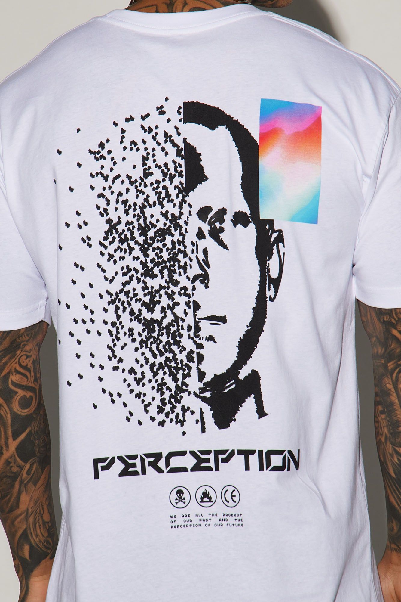 Perception Short Sleeve Tee - White sold by Fashion Nova product image thumbnail 5