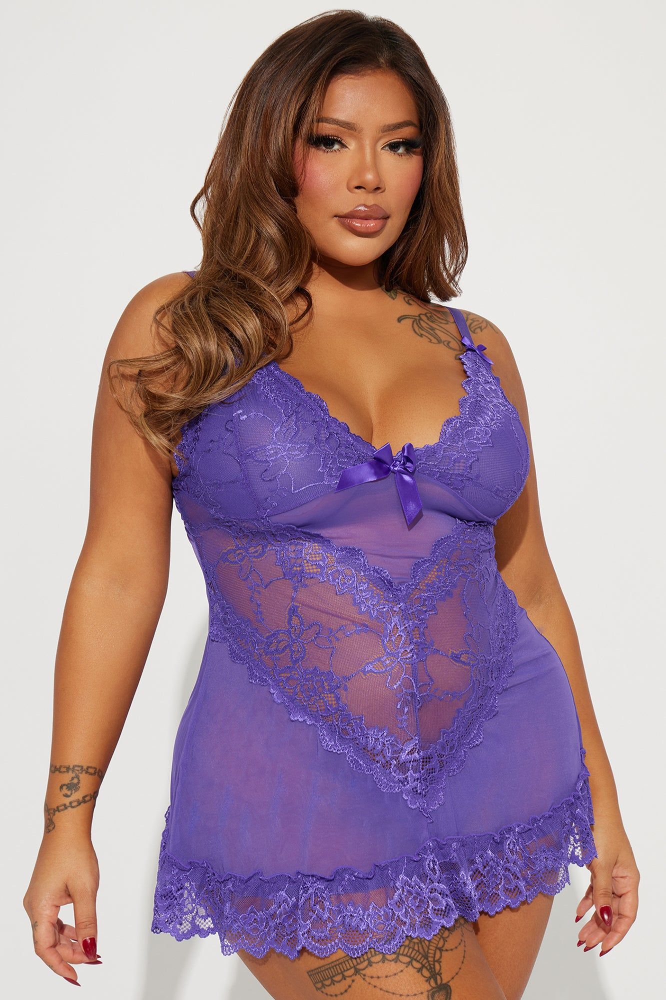 Best You Ever Had Babydoll - Purple sold by Fashion Nova product image thumbnail 4