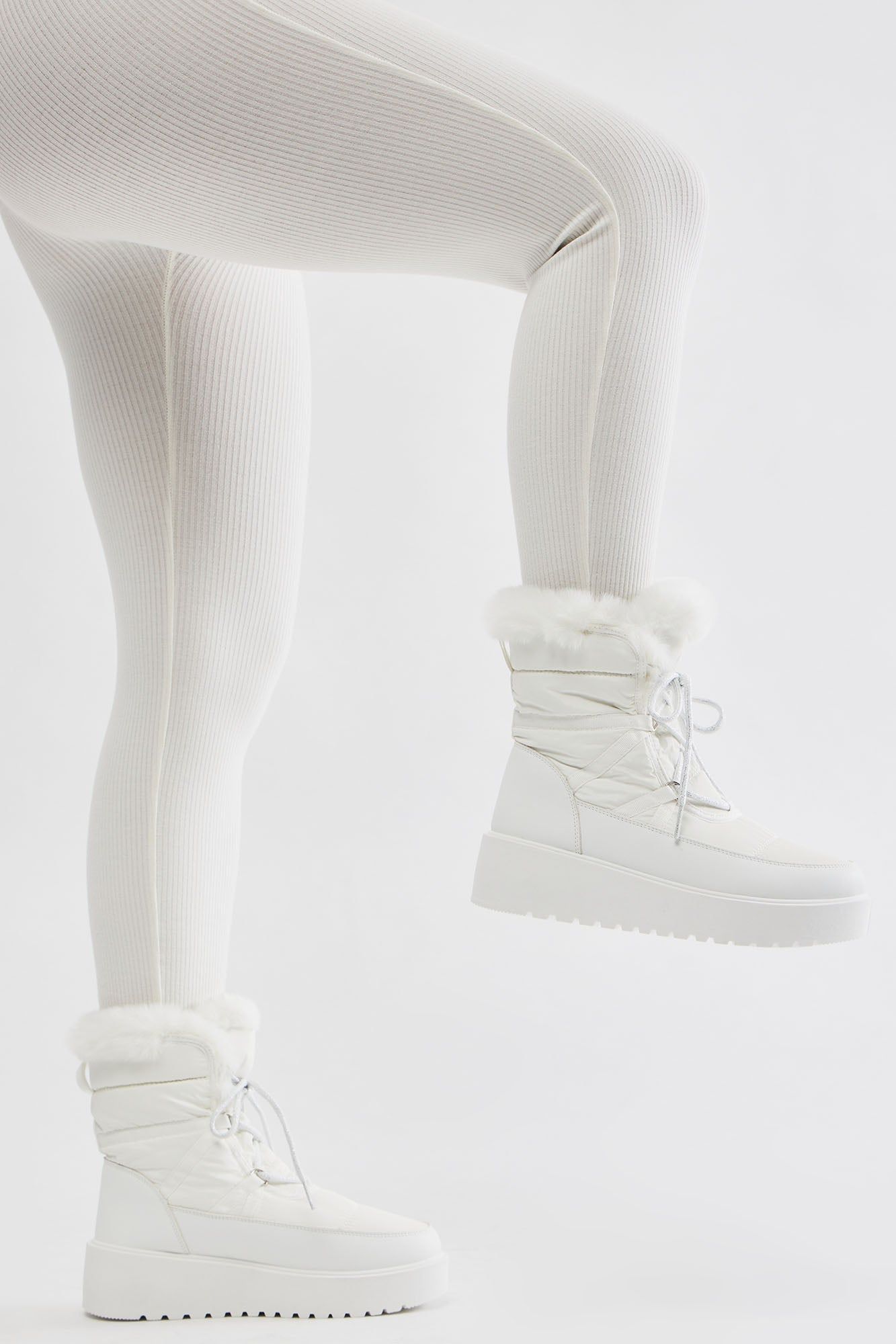 Keep Me Warm Boots - White sold by Fashion Nova product image thumbnail 3