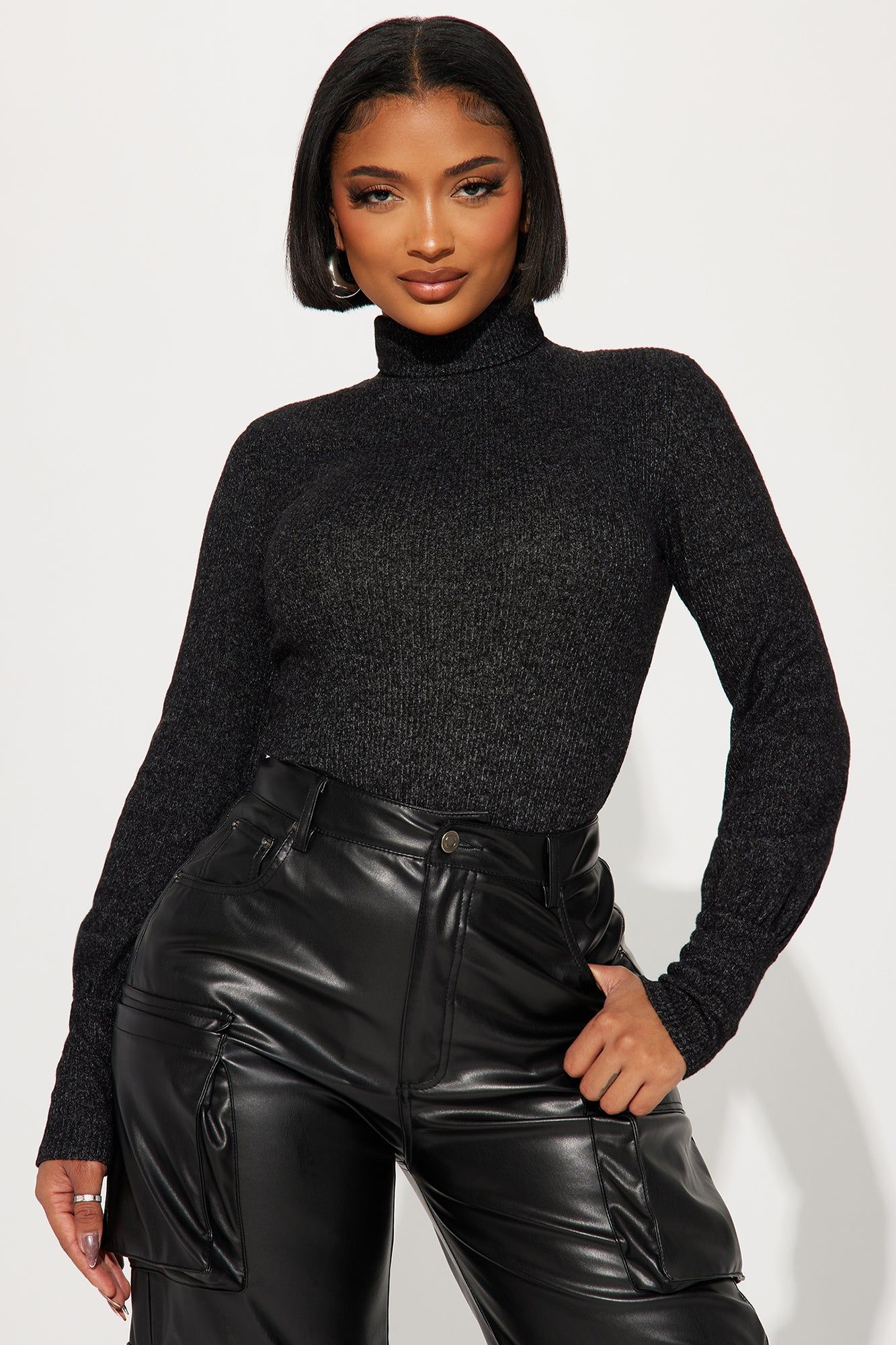 Playing It Smart Bodysuit - Black sold by Fashion Nova product image thumbnail 3