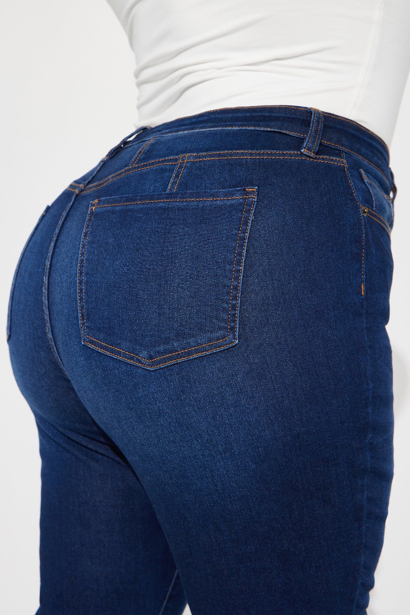Kiley Control Curvy Stretch Skinny Jeans - Dark Wash sold by Fashion Nova product image thumbnail 7