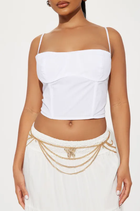 Majestic Monarch Chain Belt - Gold sold by Fashion Nova