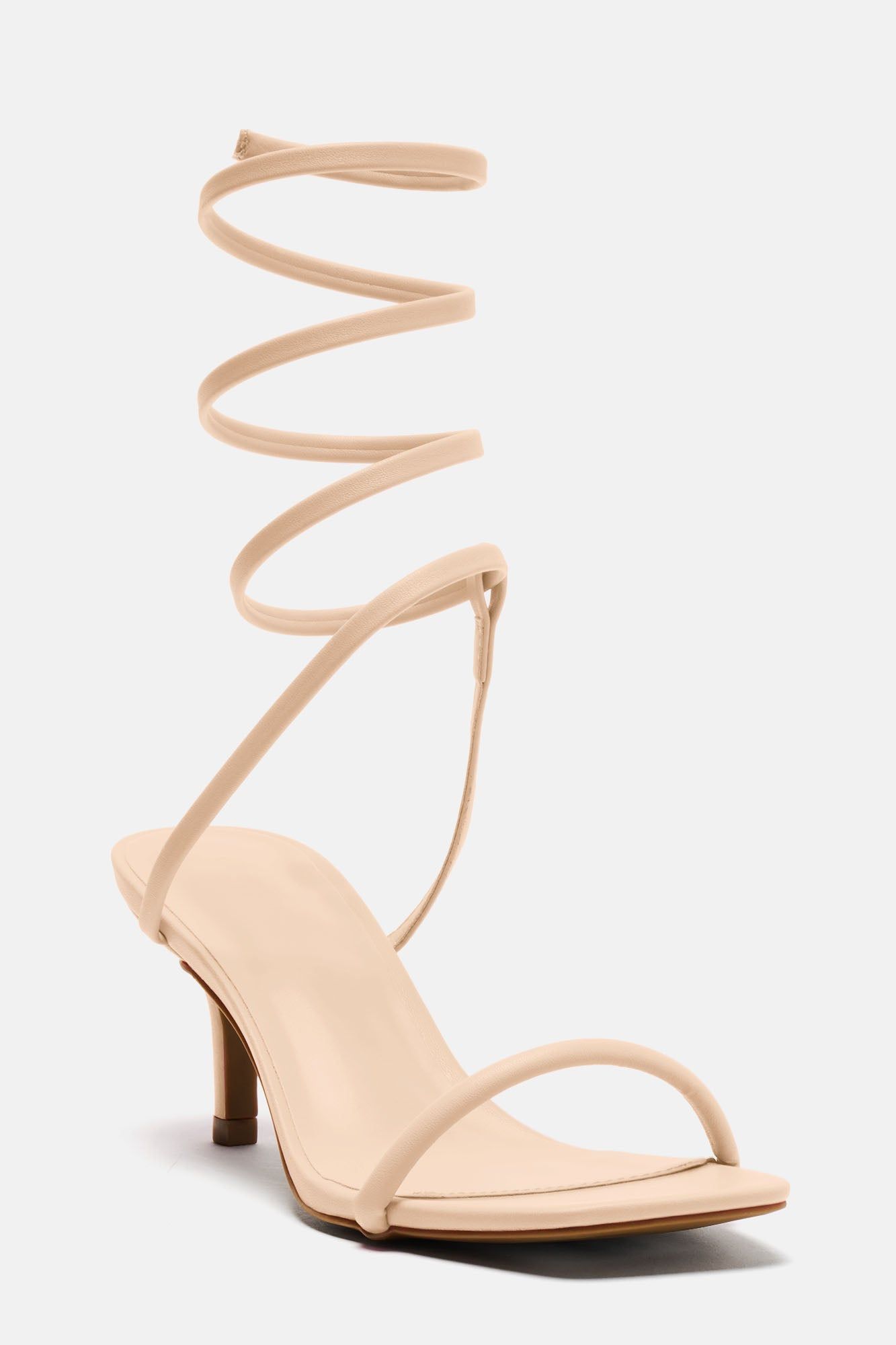 All Time Fav Wrap Up Heels - Nude sold by Fashion Nova product image thumbnail 3