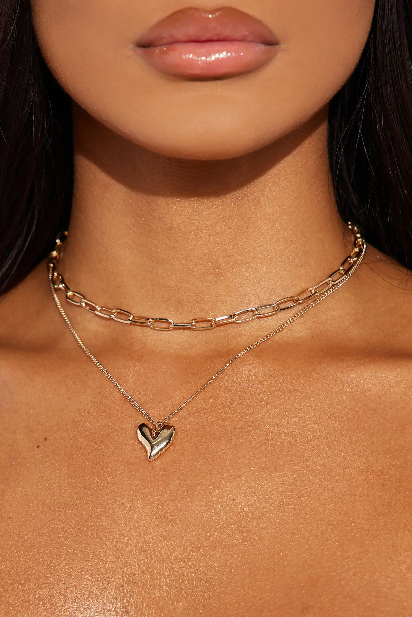 Heart Is Taken Necklace - Gold sold by Fashion Nova