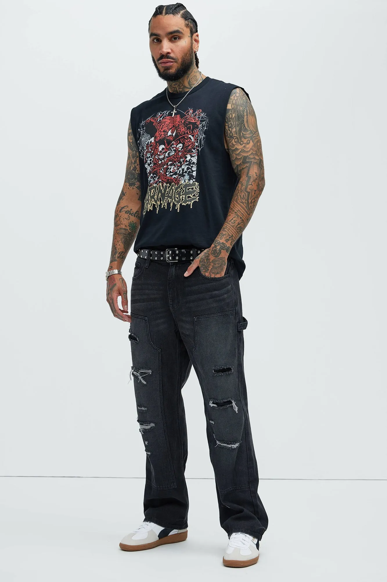 Marvel Carnage Sleeveless Tee - Black sold by Fashion Nova product image thumbnail 3