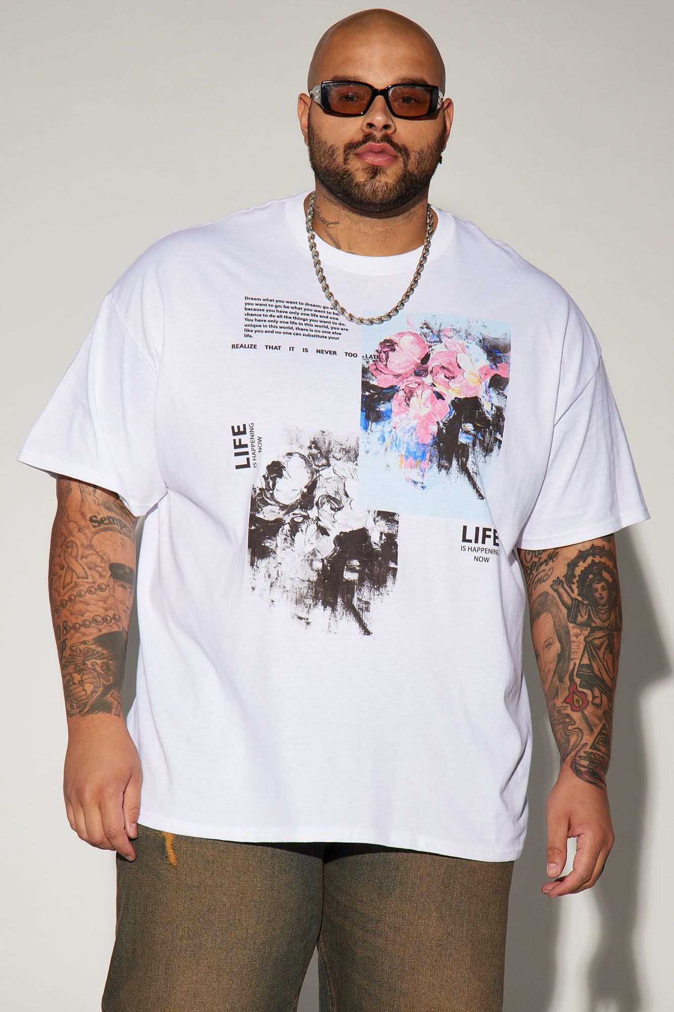 Life Short Sleeve Tee - White sold by Fashion Nova product image thumbnail 4