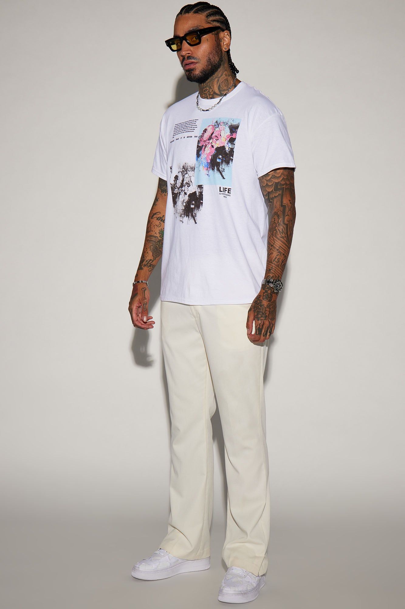 Life Short Sleeve Tee - White sold by Fashion Nova product image thumbnail 2