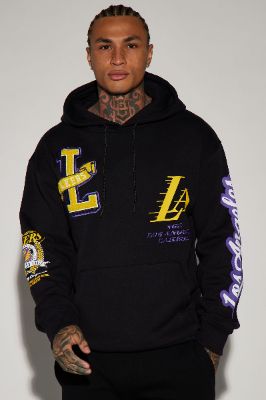 Lakers Campus Hoodie - Black sold by Fashion Nova