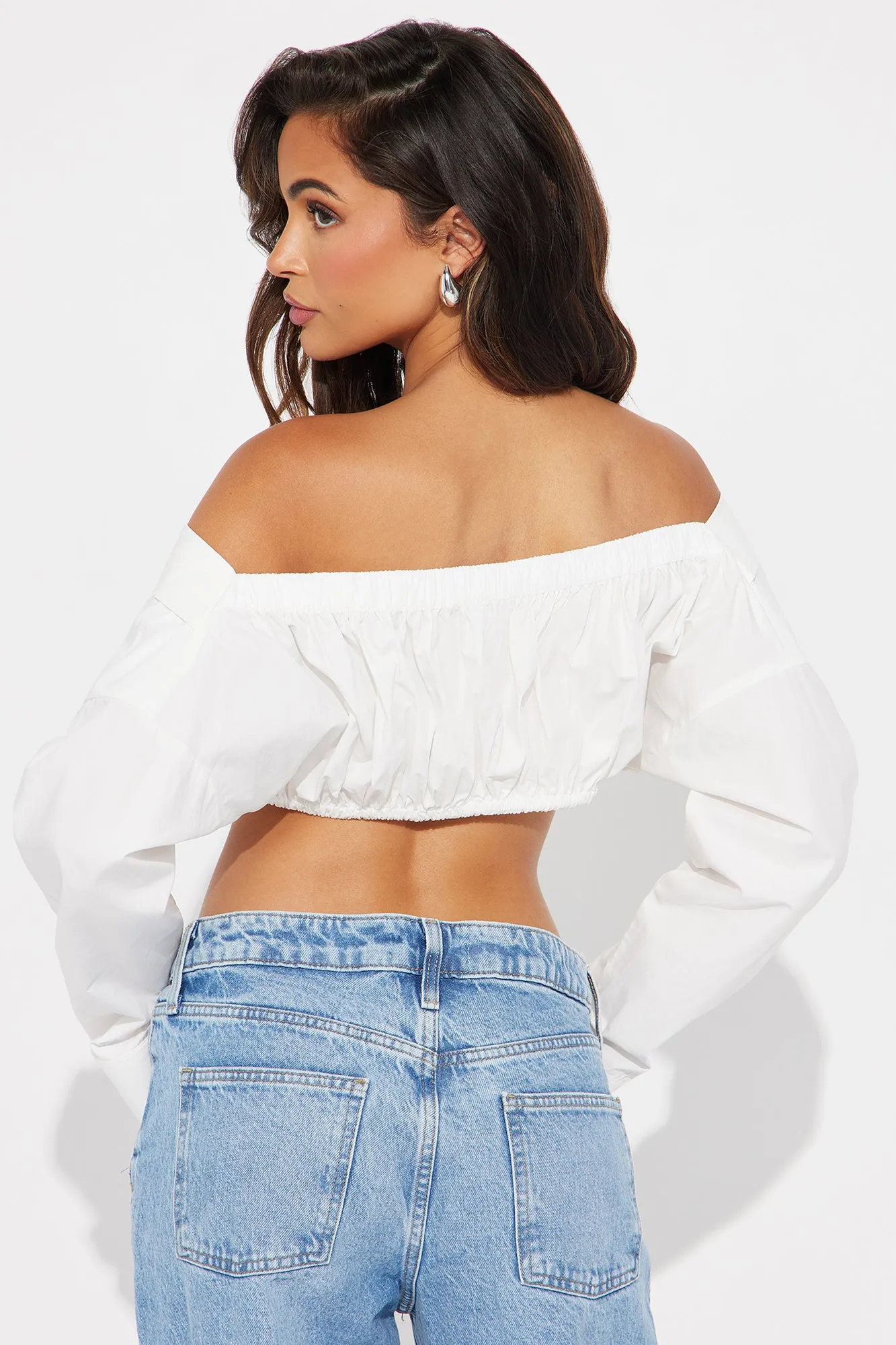 Weekend Vibe Blouse Top - White sold by Fashion Nova product image thumbnail 3