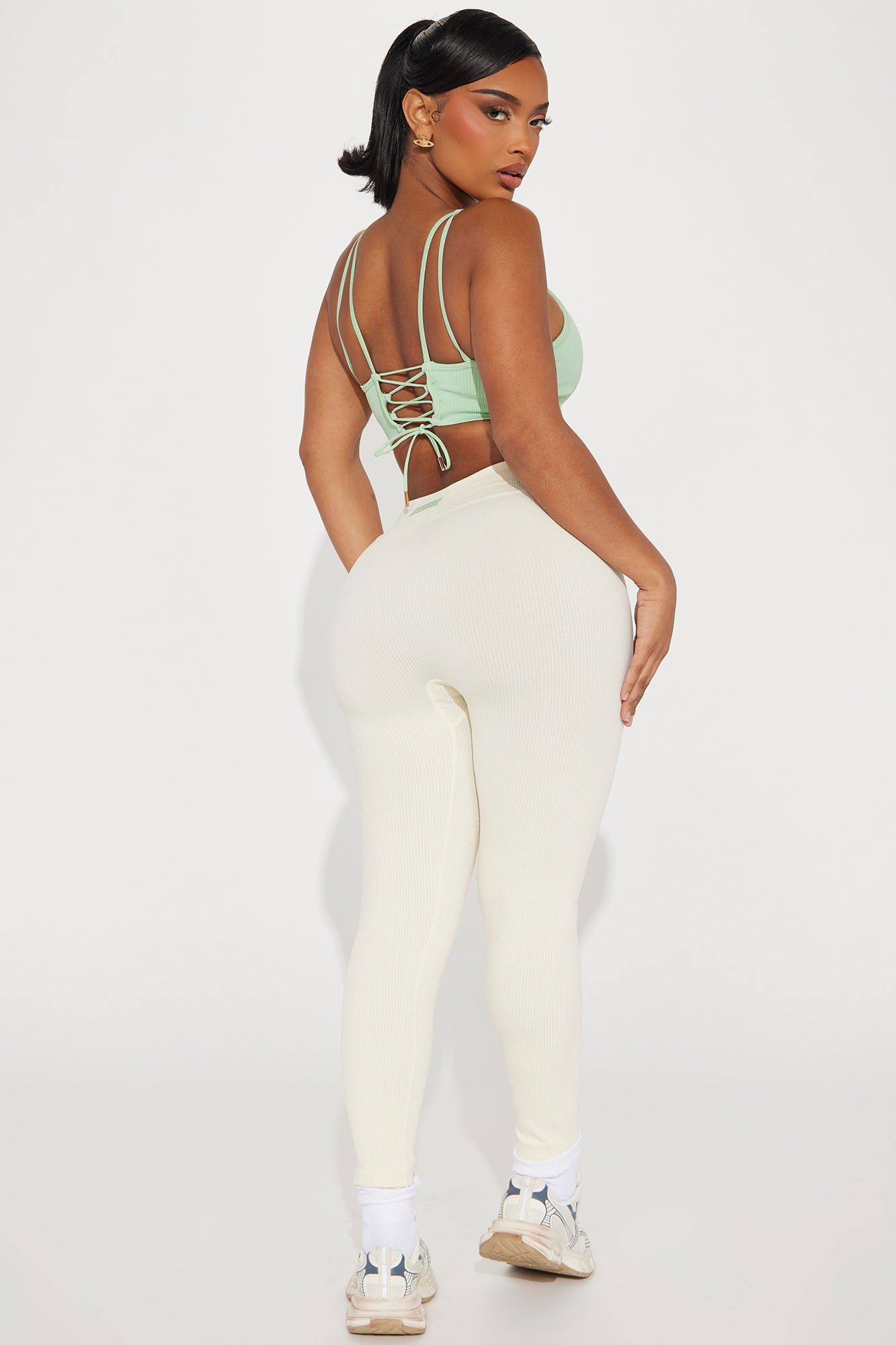 Core Mix And Match Active Set - Sage/combo sold by Fashion Nova product image thumbnail 3