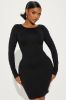 Sara Double Lined Mini Dress - Black sold by Fashion Nova