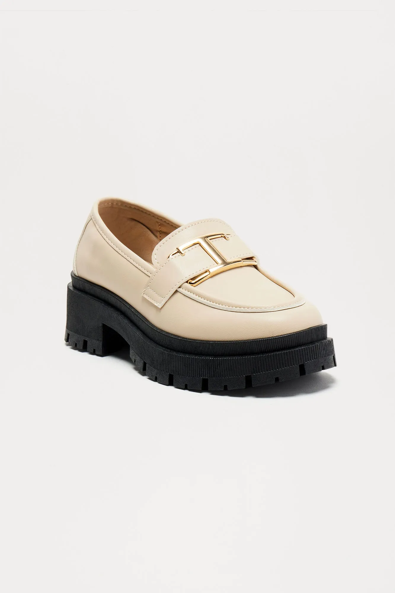 Worth My Time Platform Loafers - Ivory sold by Fashion Nova product image thumbnail 4