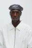 Complex Embroidery Beret - Charcoal sold by Fashion Nova