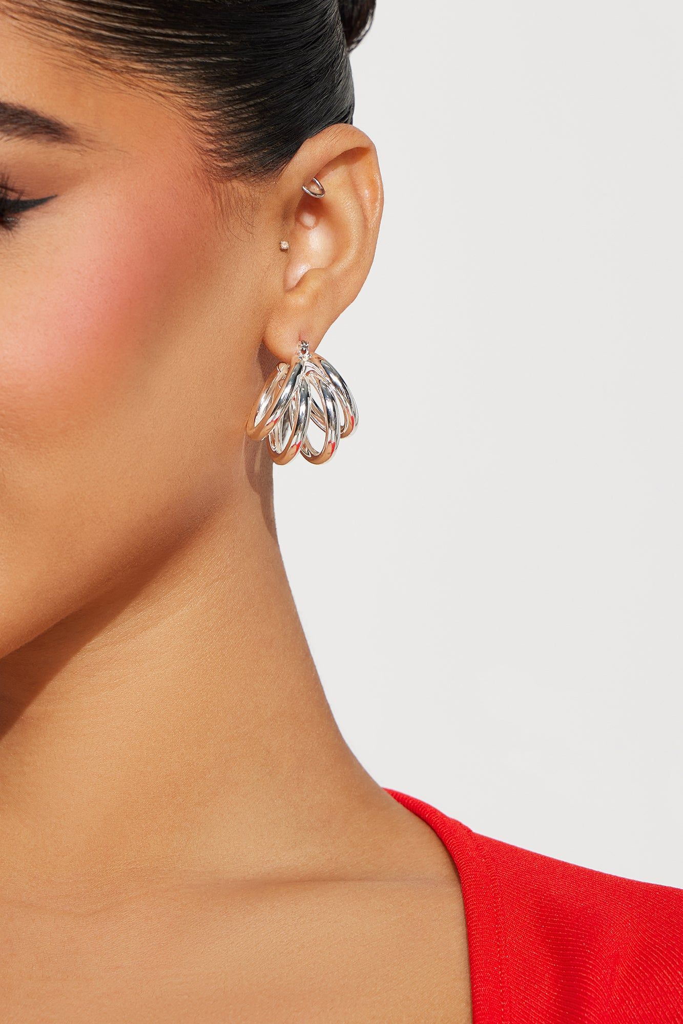 Night On The Town Earrings - Silver sold by Fashion Nova