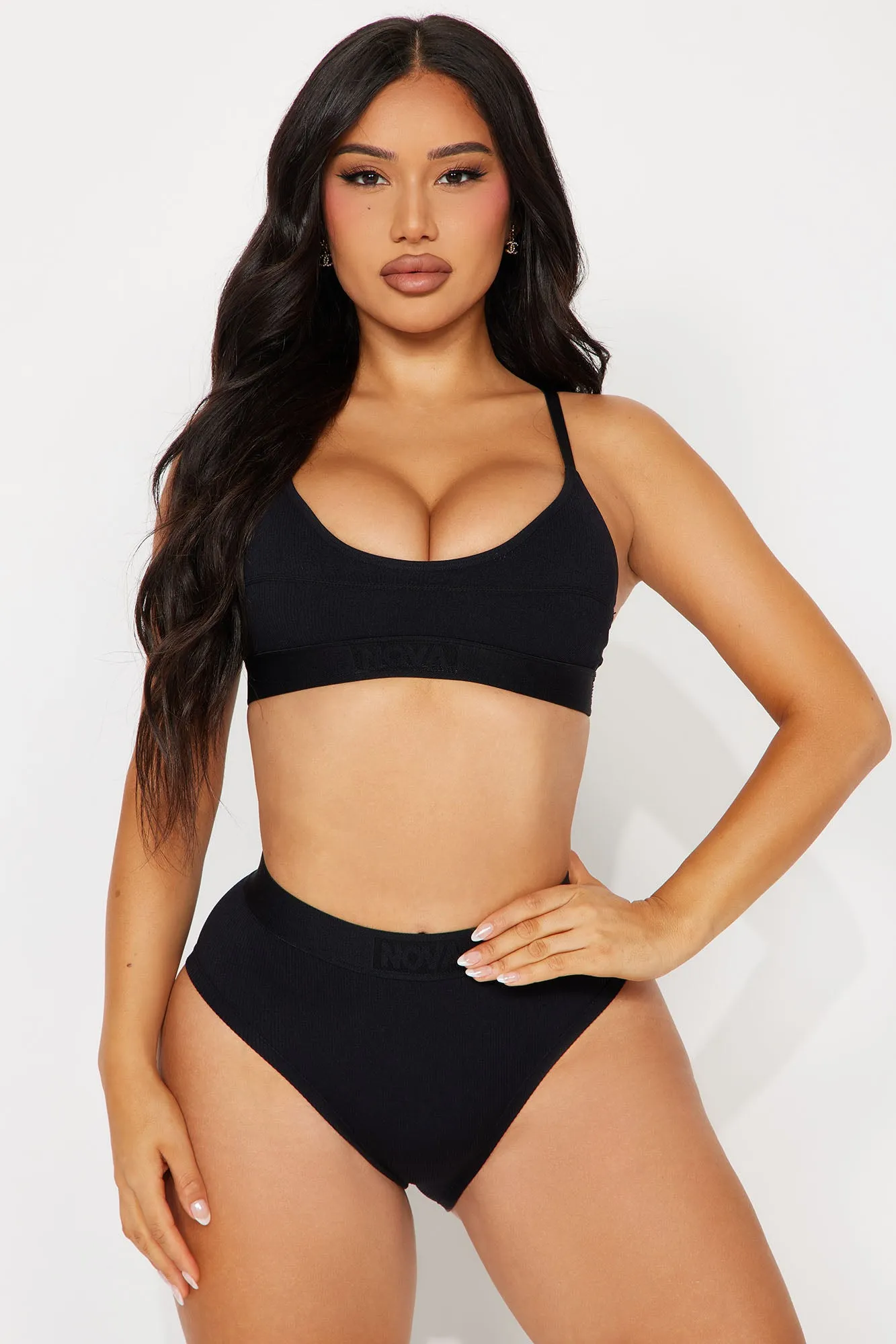 Chill Vibe Seamless Boyshort Panty - Black sold by Fashion Nova product image thumbnail 2