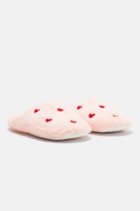 Bottom Of My Heart Slippers - Pink sold by Fashion Nova