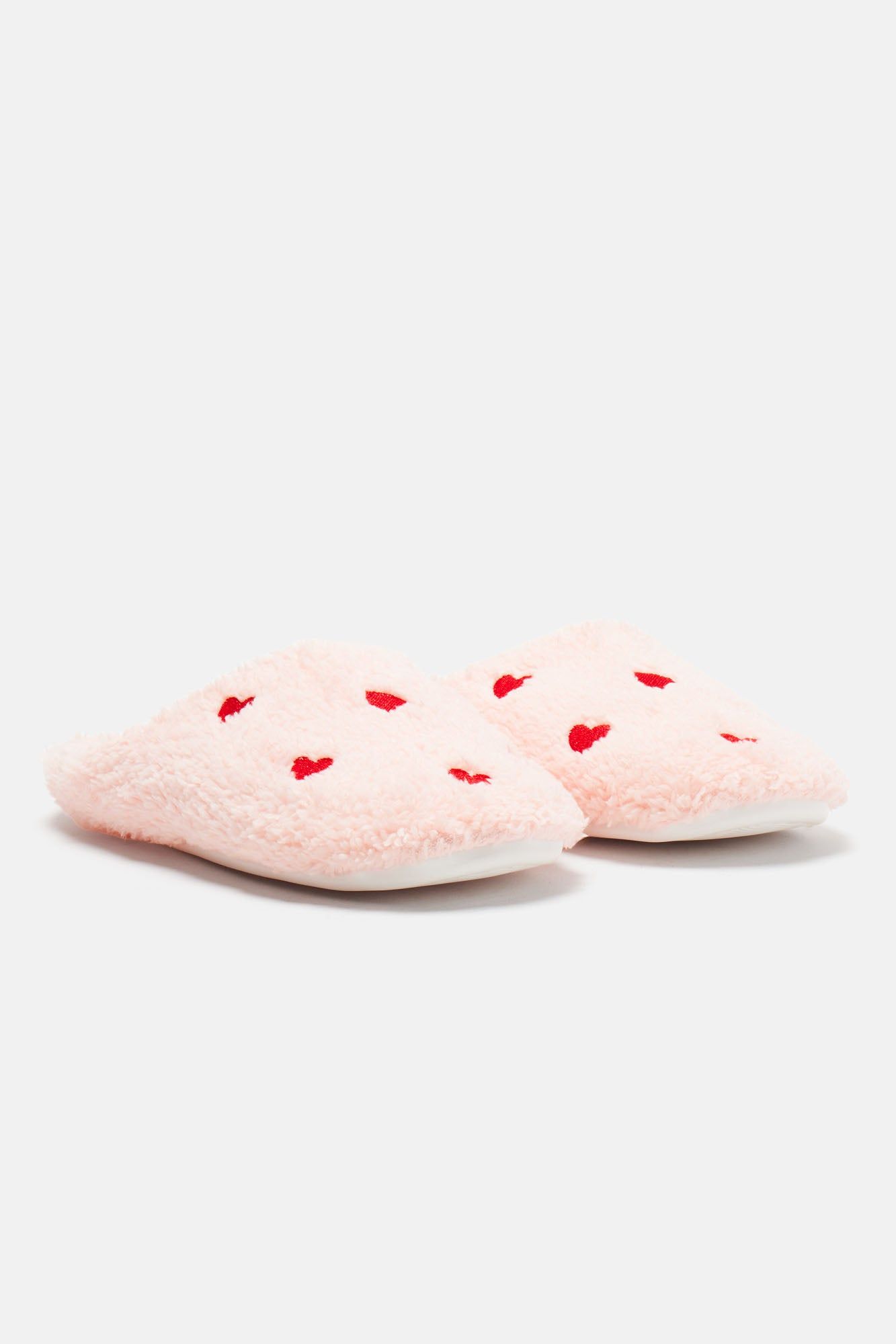 Bottom Of My Heart Slippers - Pink sold by Fashion Nova product image thumbnail 2