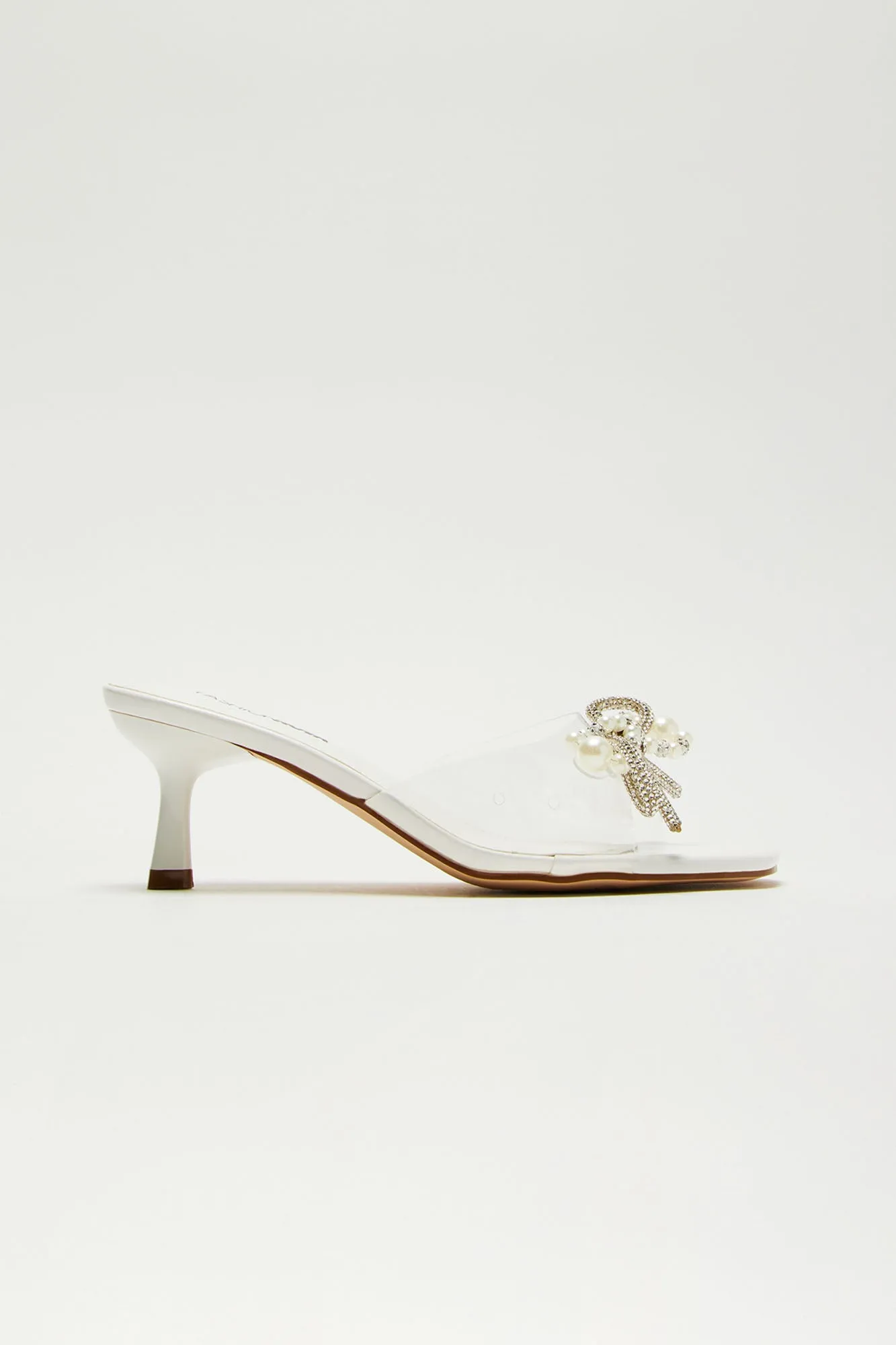 Lucky One Kitten Heels - White sold by Fashion Nova product image thumbnail 3