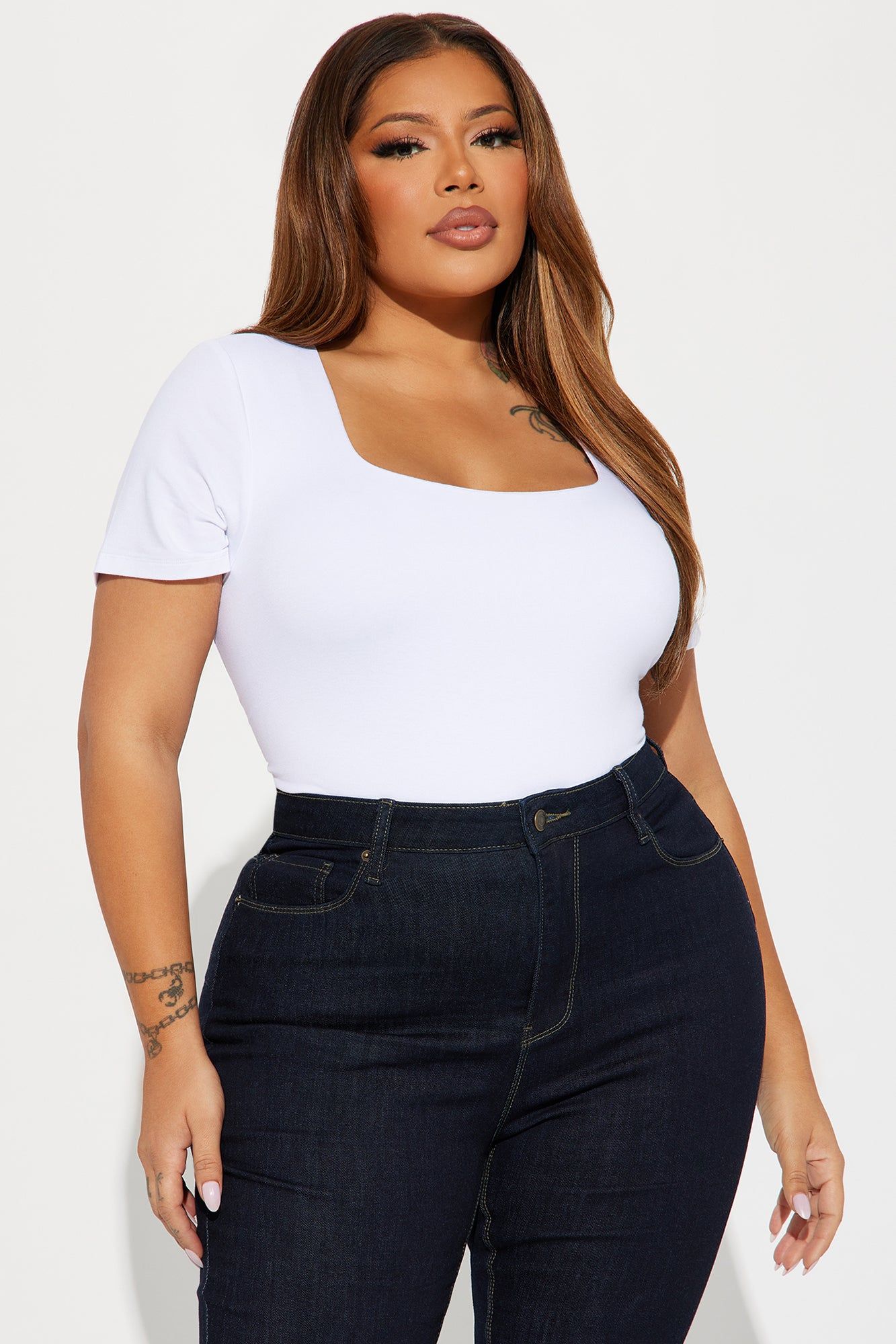 Joseline Crop Top - White sold by Fashion Nova product image thumbnail 4