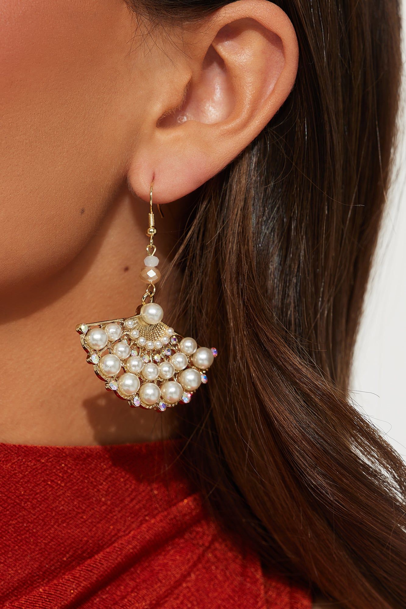 Life's Treasures Earrings - Gold sold by Fashion Nova