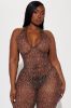 Playfully Wild Mesh Bodystocking - Leopard sold by Fashion Nova