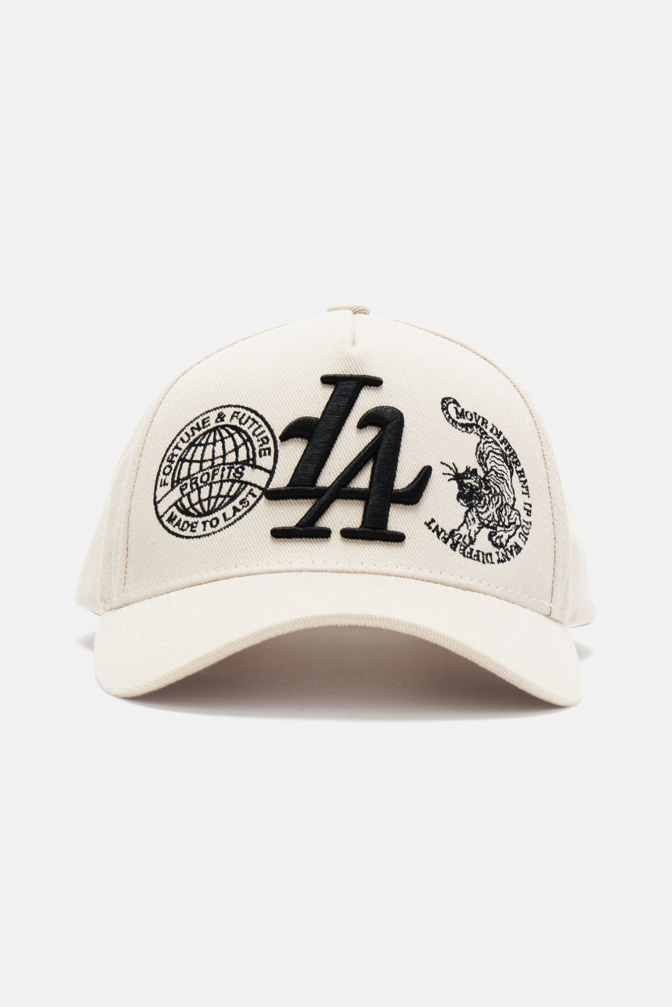 LA Fortune Snapback Hat - Off White sold by Fashion Nova product image thumbnail 2