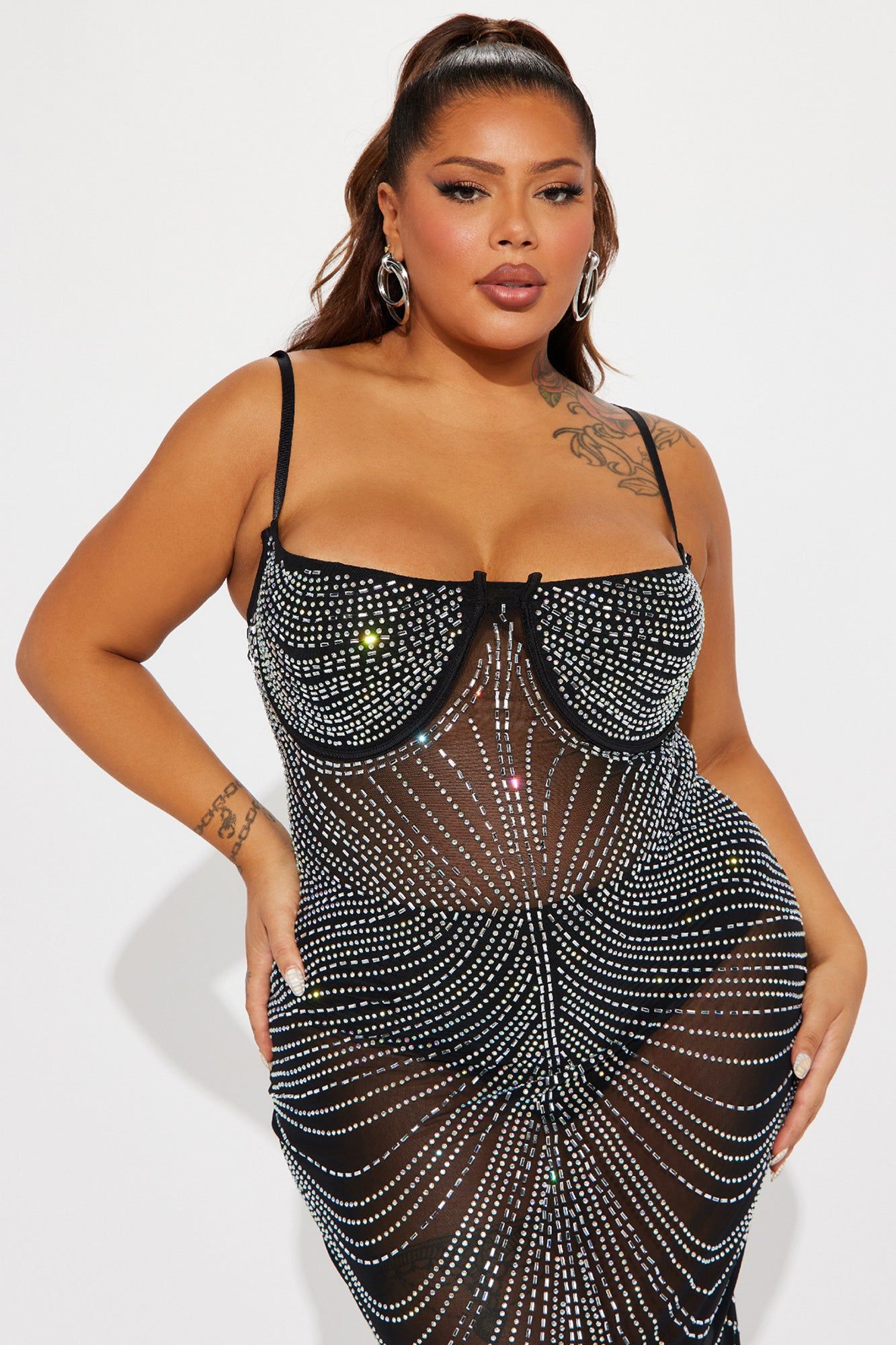 Diana Embellished Gown - Black sold by Fashion Nova product image thumbnail 5