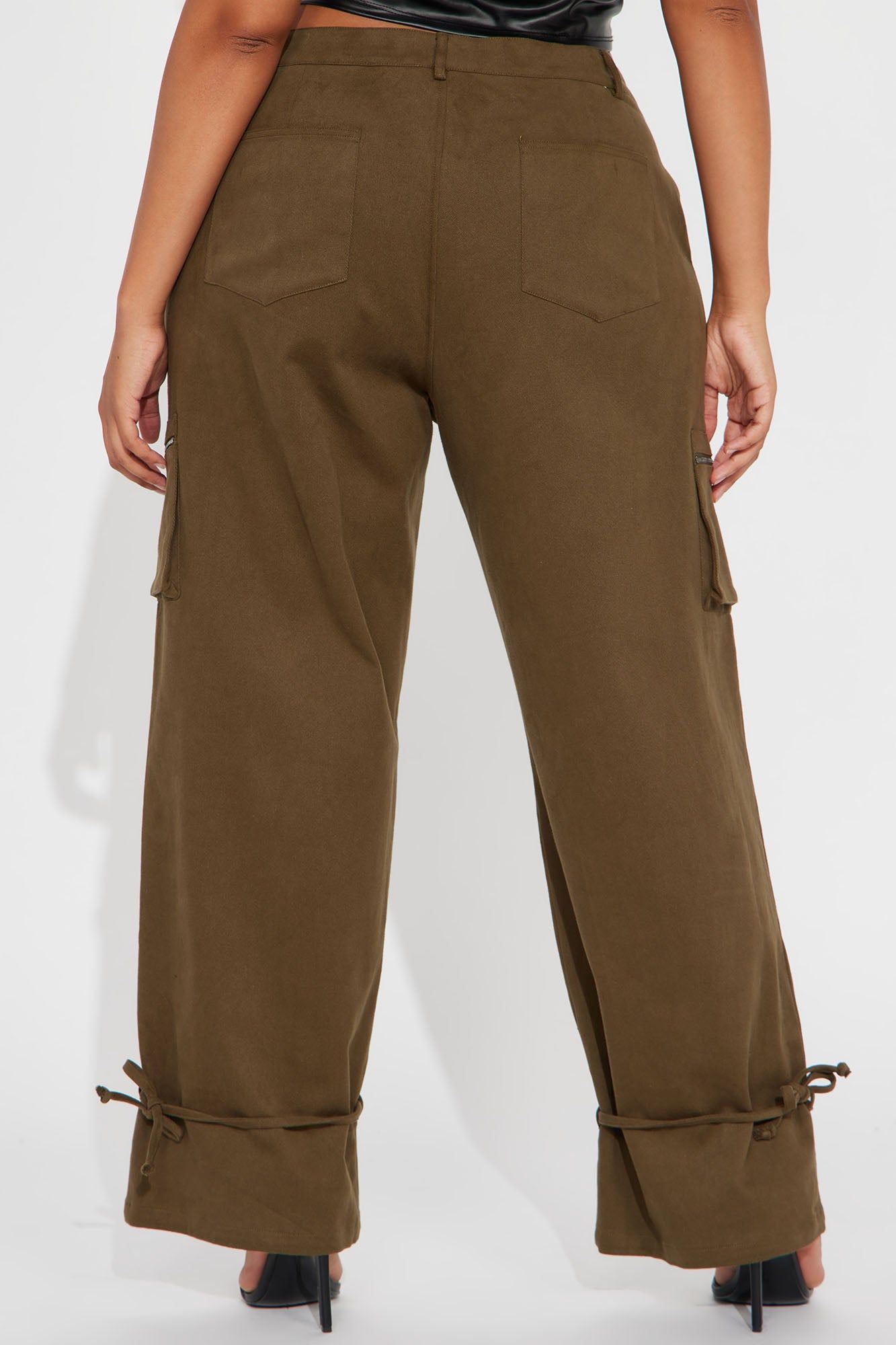 Out For The Night Cargo Pant - Olive sold by Fashion Nova product image thumbnail 6