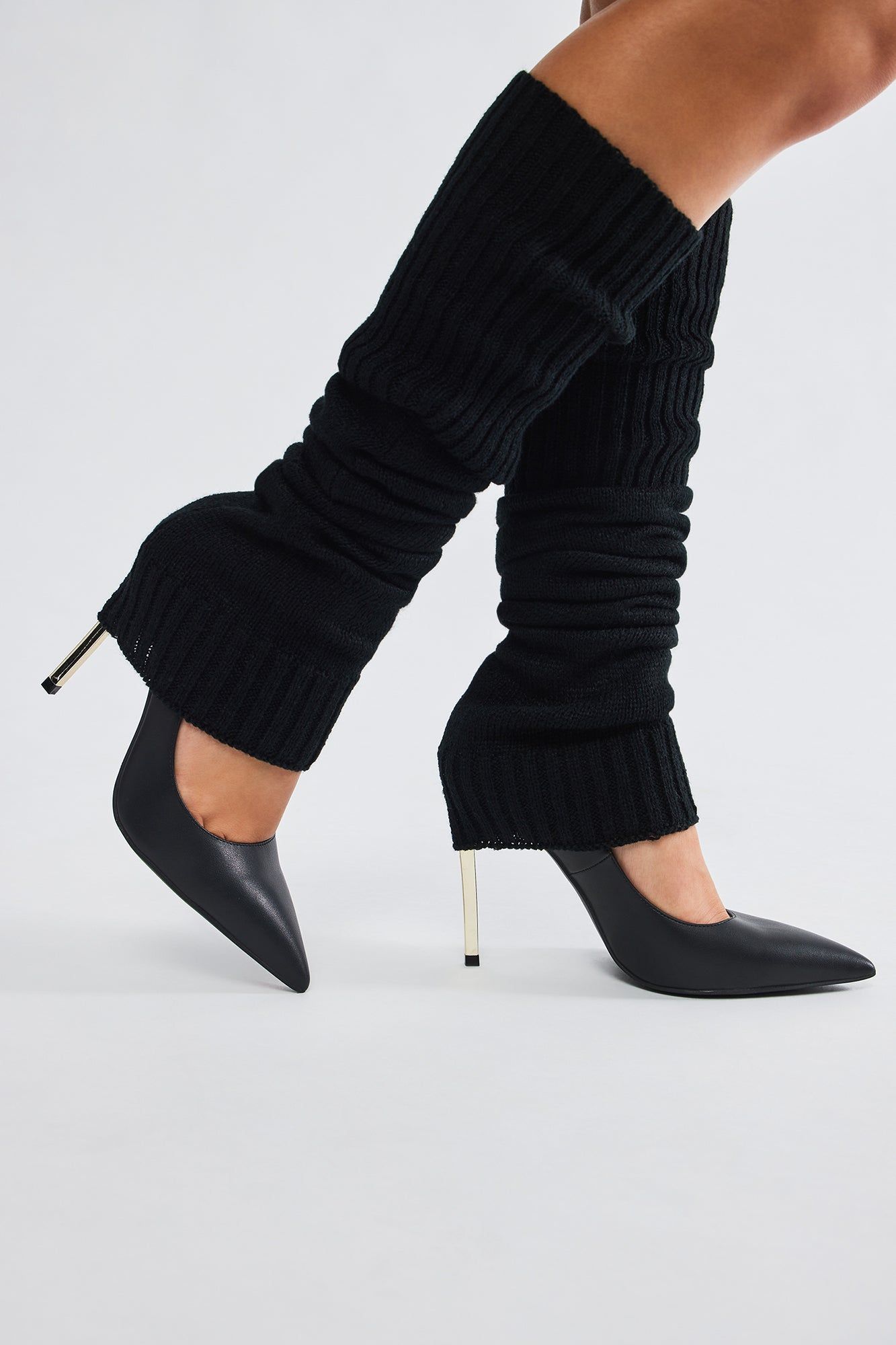 Keeping Me Warm Leg Warmers - Black sold by Fashion Nova