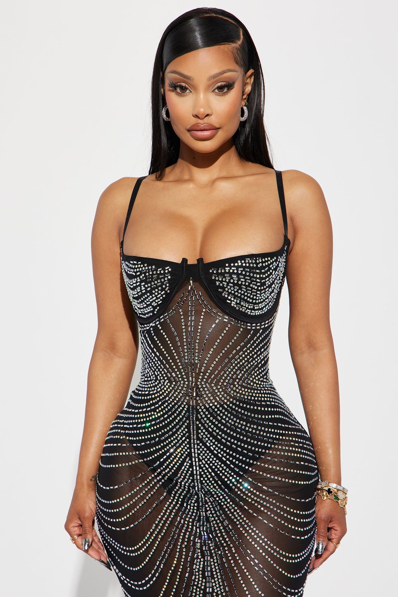 Diana Embellished Gown - Black sold by Fashion Nova product image thumbnail 2