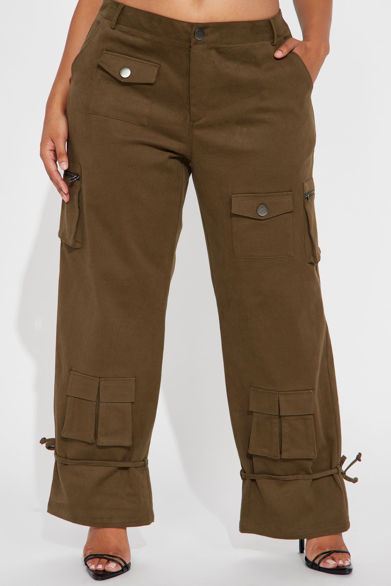 Out For The Night Cargo Pant - Olive sold by Fashion Nova product image thumbnail 5