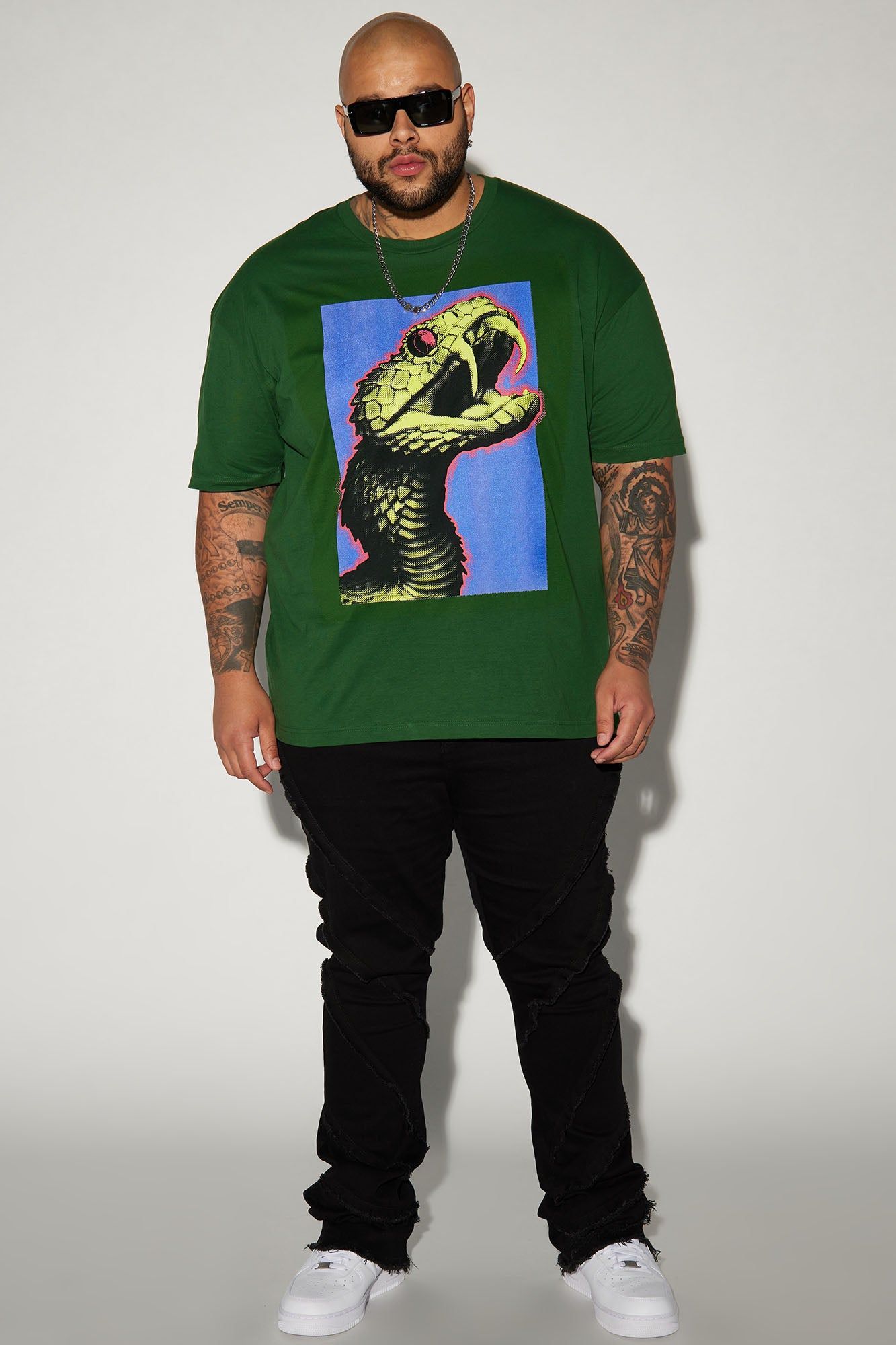 Viper Short Sleeve Tee - Green sold by Fashion Nova product image thumbnail 5