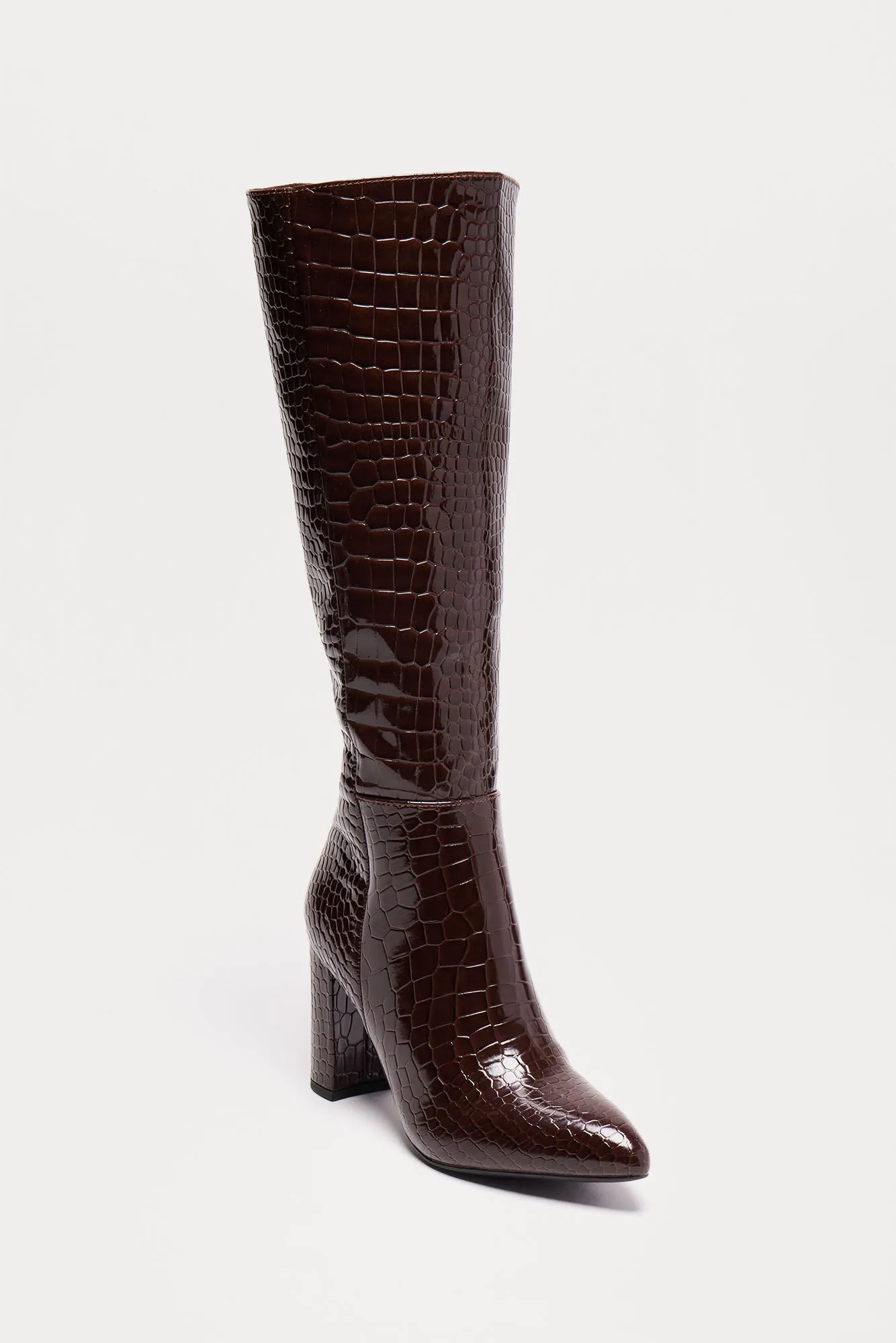 Tanner Knee High Boots - Brown sold by Fashion Nova product image thumbnail 3