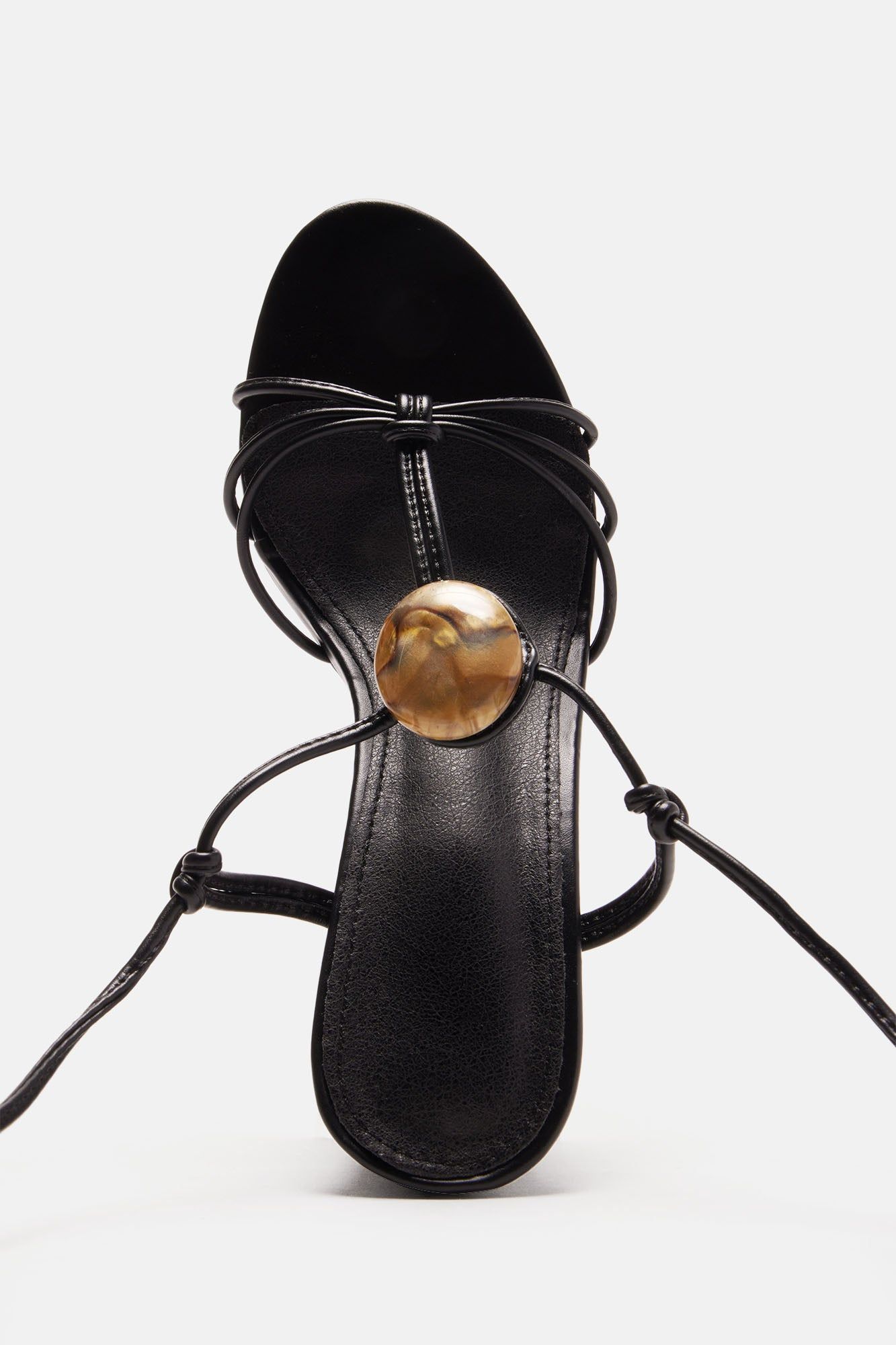 Bahama Mama Wrap Up Heels - Black sold by Fashion Nova product image thumbnail 4