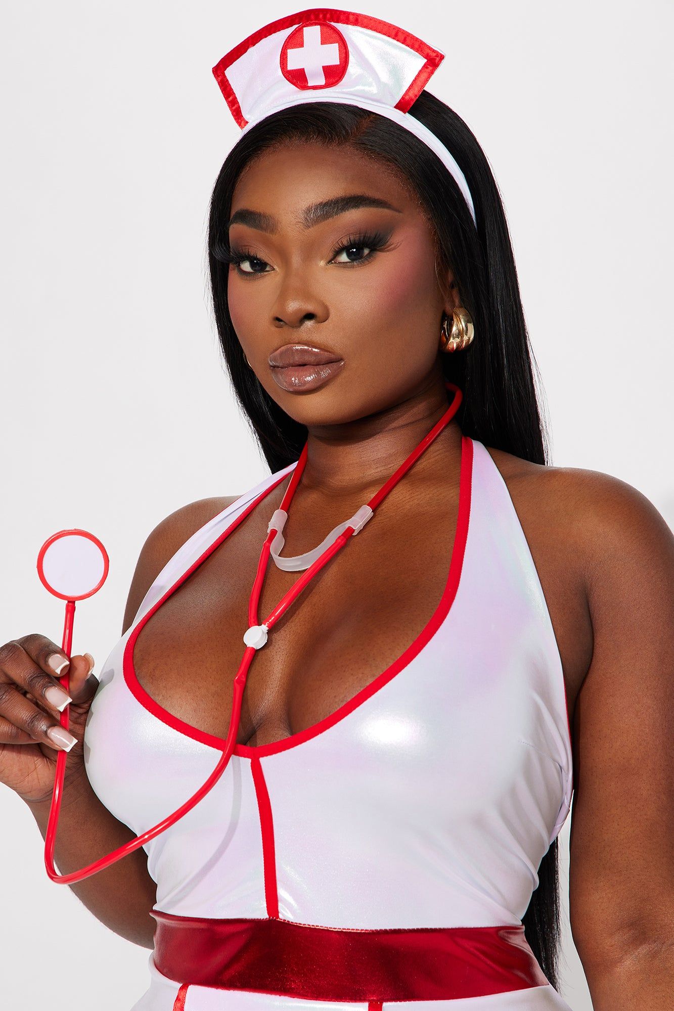 Naughty Surgeon 3 Piece Costume Set - White sold by Fashion Nova product image thumbnail 7