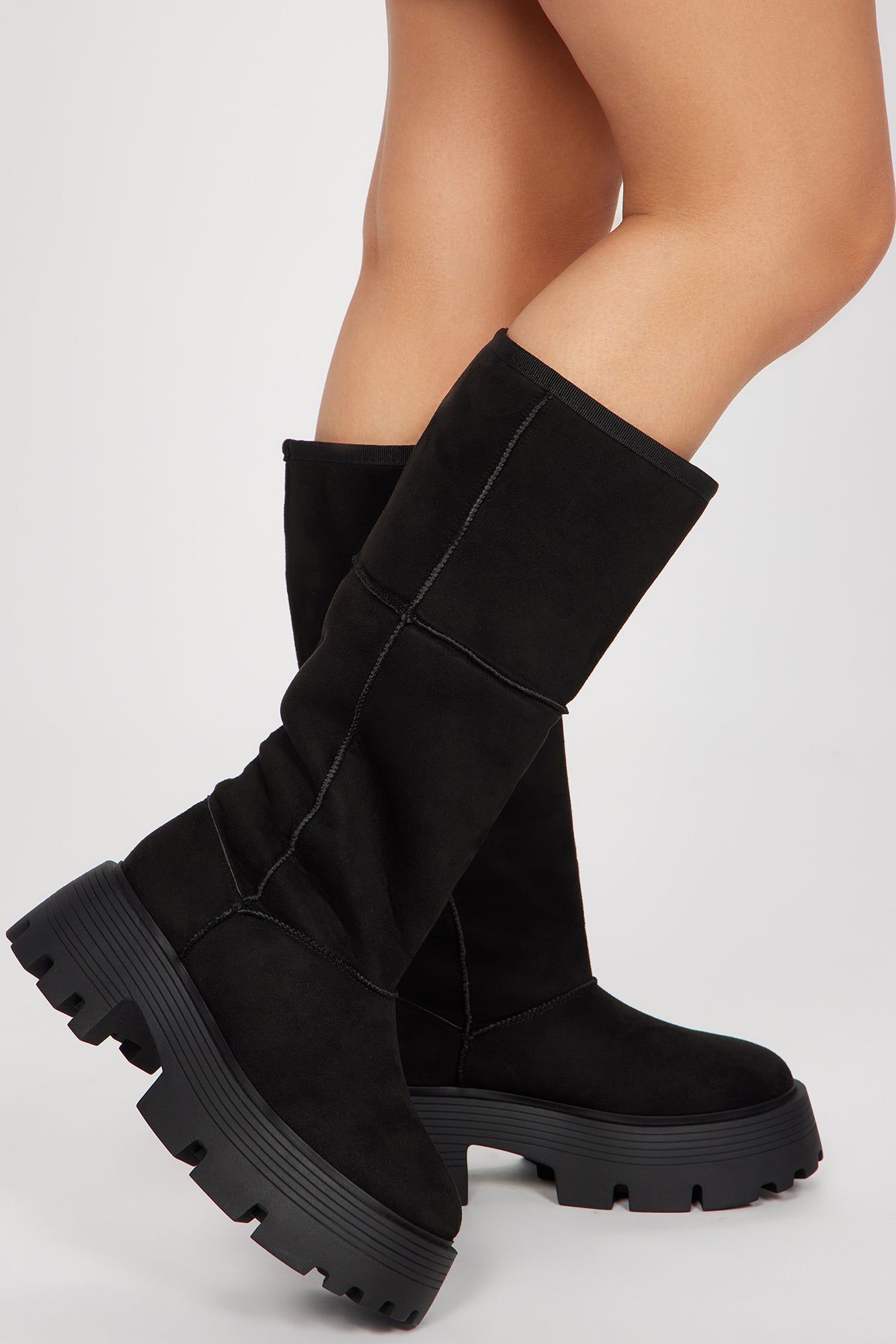Warm Moments Knee High Boots - Black sold by Fashion Nova product image thumbnail 3