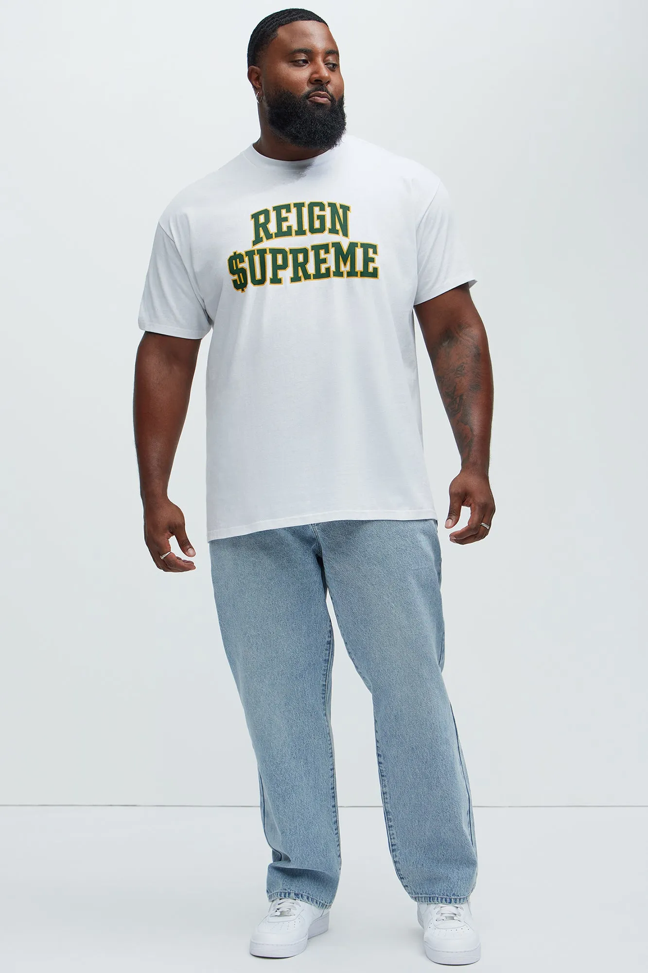 Reign Supreme Short Sleeve Tee - White sold by Fashion Nova product image thumbnail 5