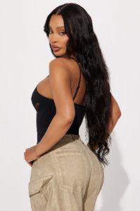Malika Seamless Bodysuit - Black sold by Fashion Nova