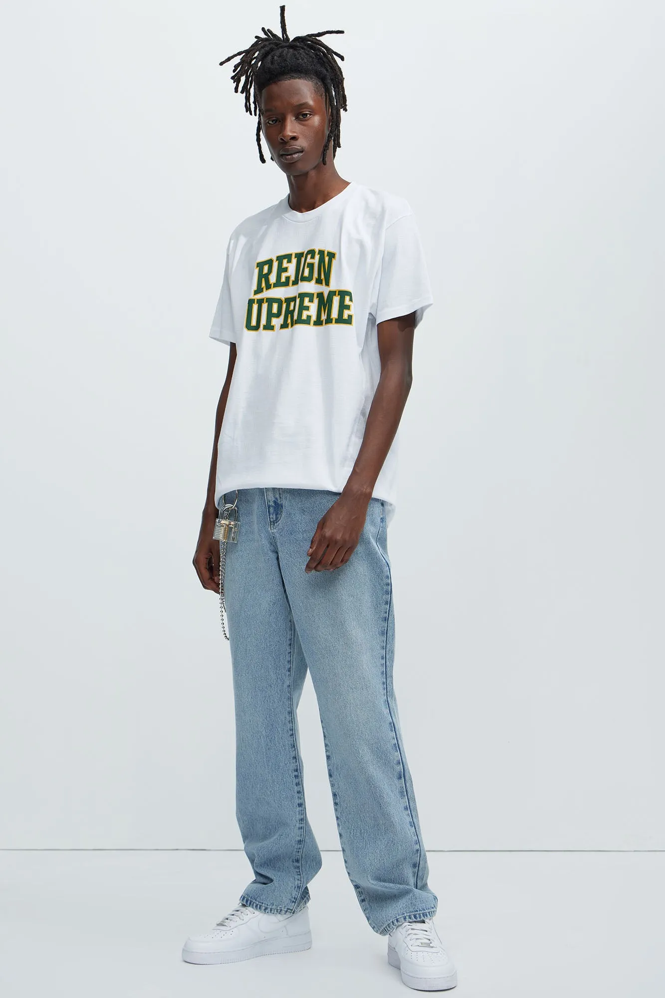 Reign Supreme Short Sleeve Tee - White sold by Fashion Nova product image thumbnail 3