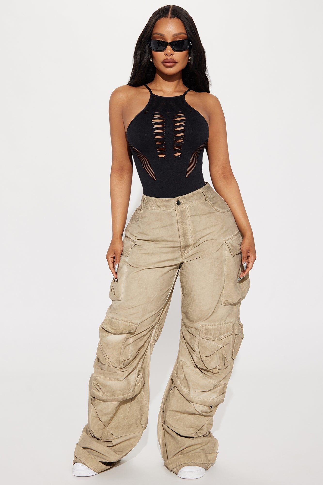 Malika Seamless Bodysuit - Black sold by Fashion Nova product image thumbnail 3