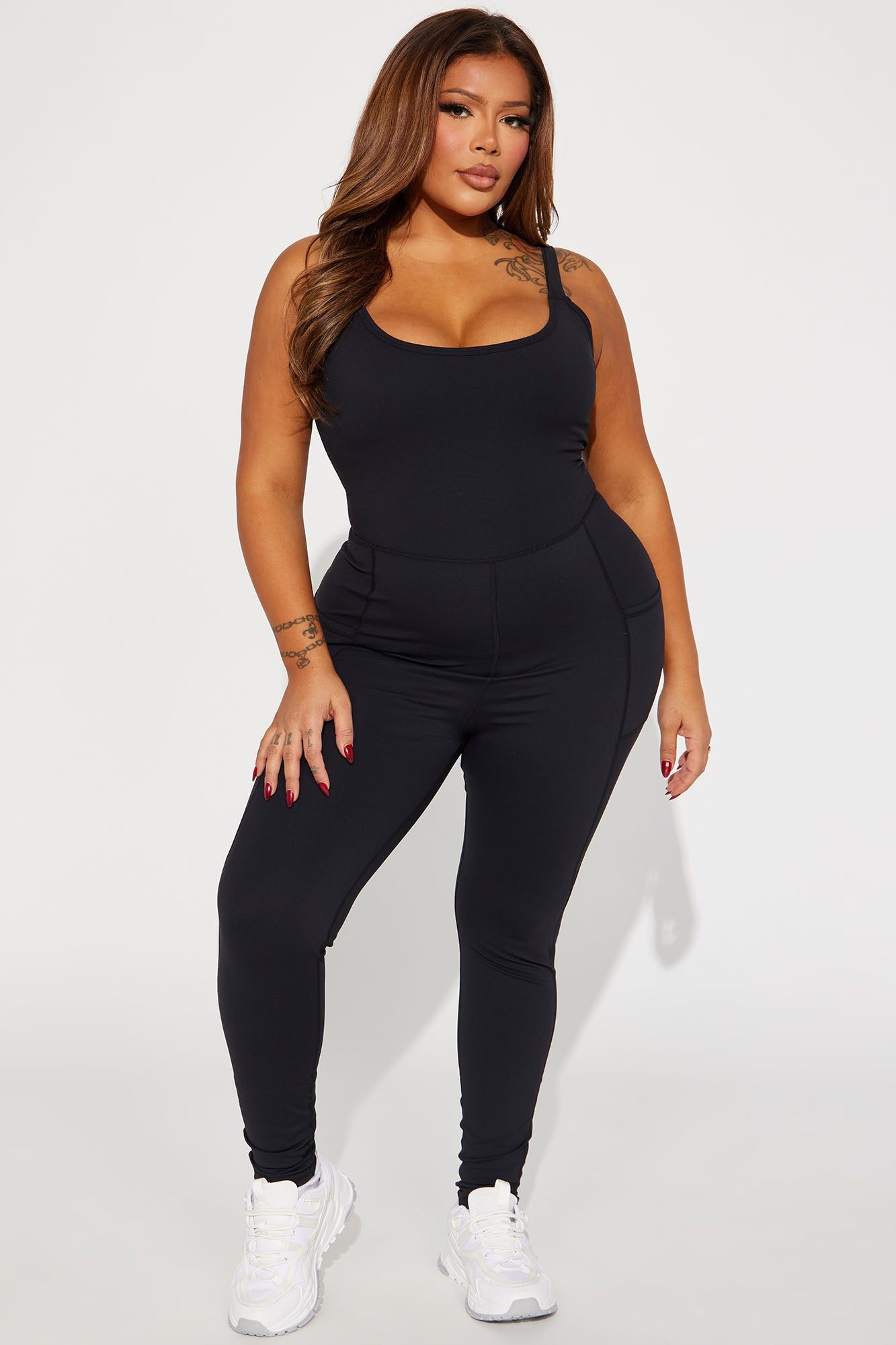 Power Lift Active Jumpsuit - Black sold by Fashion Nova product image thumbnail 4