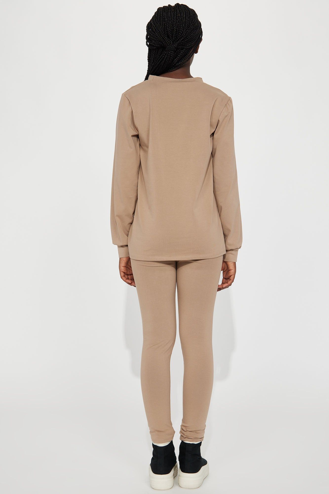 Mini Paparazzi II Legging Set - Mocha sold by Fashion Nova product image thumbnail 3