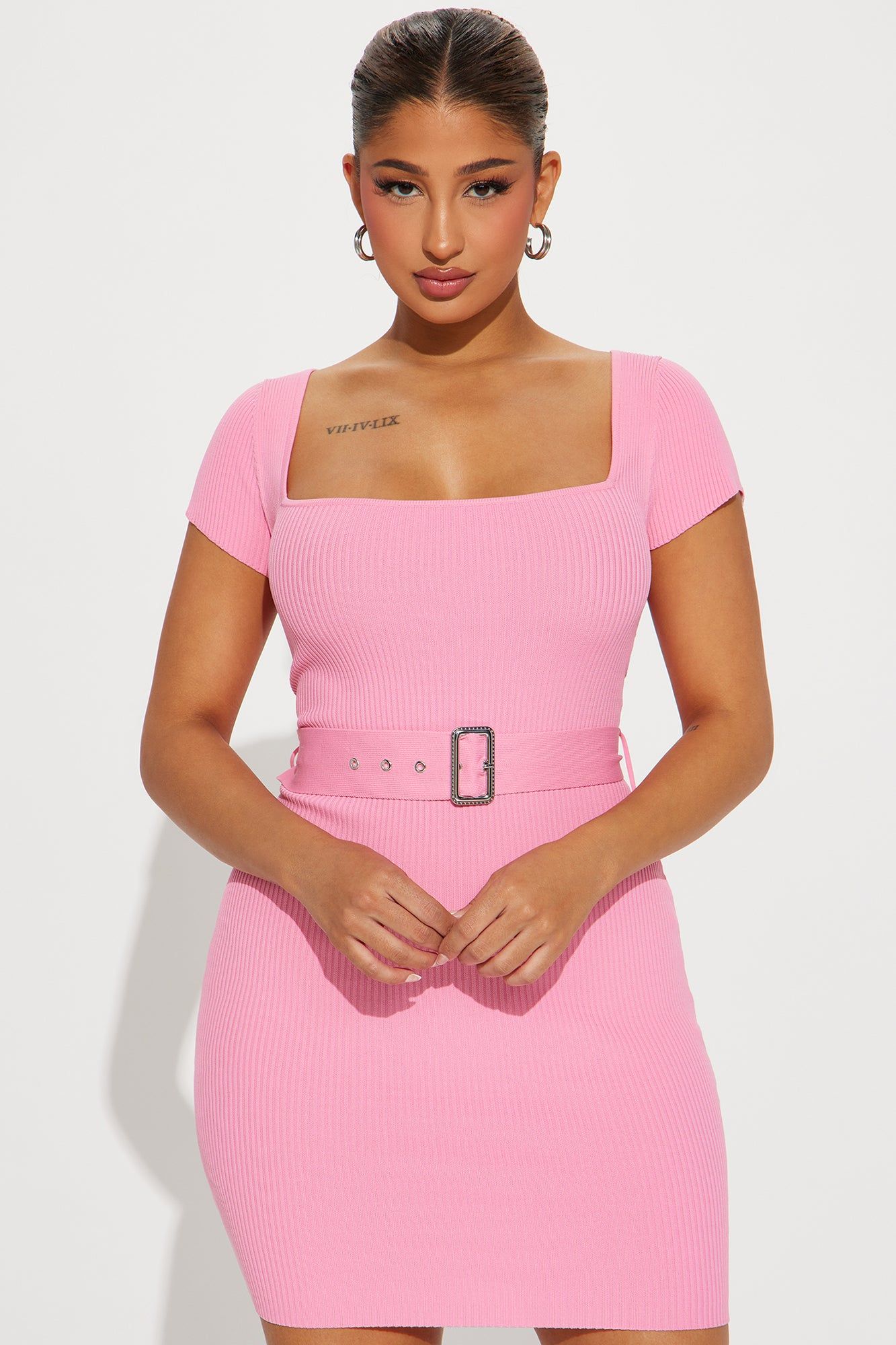 Kennedy Knit Mini Dress - Pink sold by Fashion Nova product image thumbnail 2